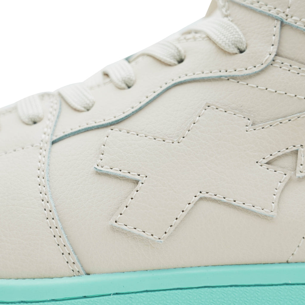 EVOL Sneakers - Cream/Teal