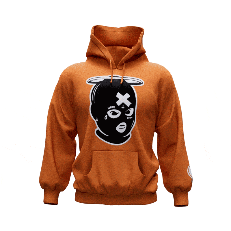 Orange Big Head Hoodie (BUNDLE)