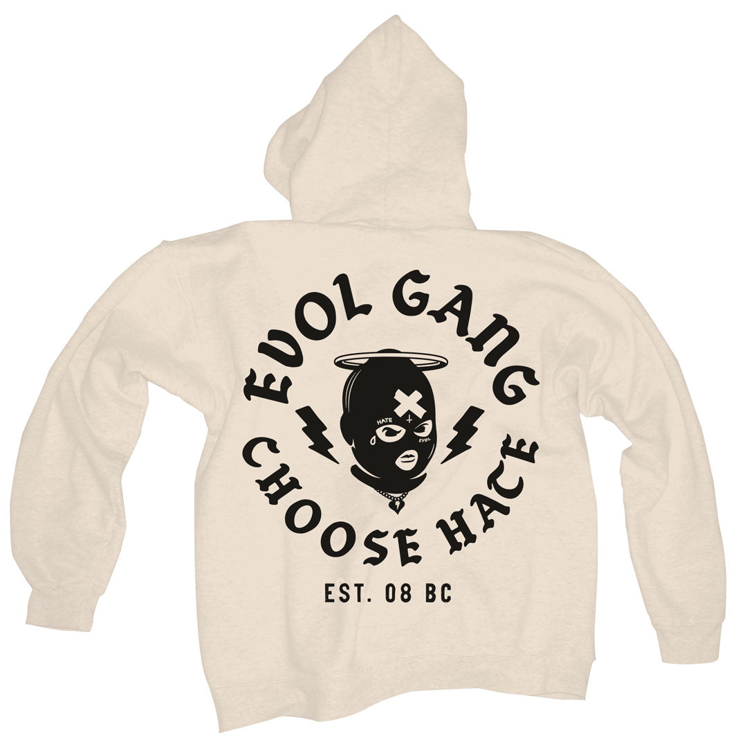 EVOL GANG - Ecru Hoodie